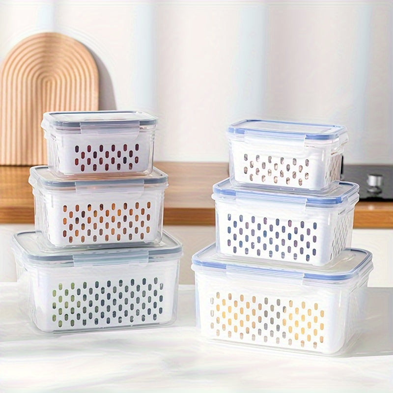 Conjunto de 4 Peças de Recipientes para Armazenamento de Alimentos Livres de BPA Casa & Coza