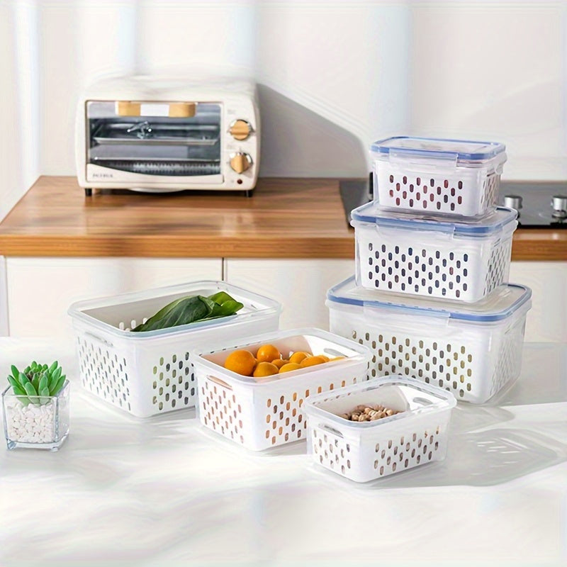 Conjunto de 4 Peças de Recipientes para Armazenamento de Alimentos Livres de BPA Casa & Coza