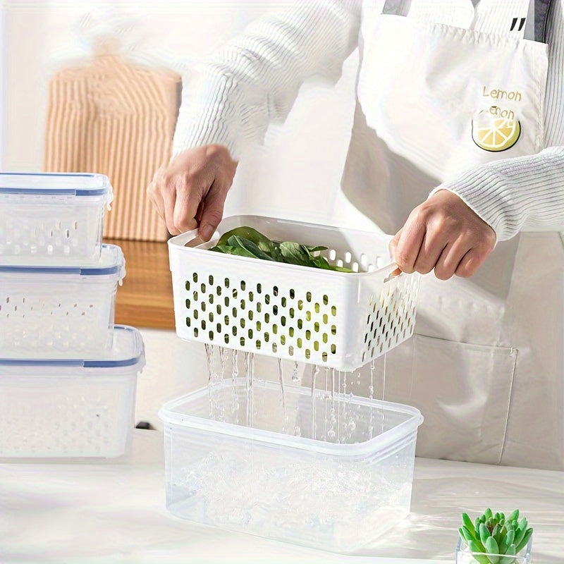 Conjunto de 4 Peças de Recipientes para Armazenamento de Alimentos Livres de BPA Casa & Coza