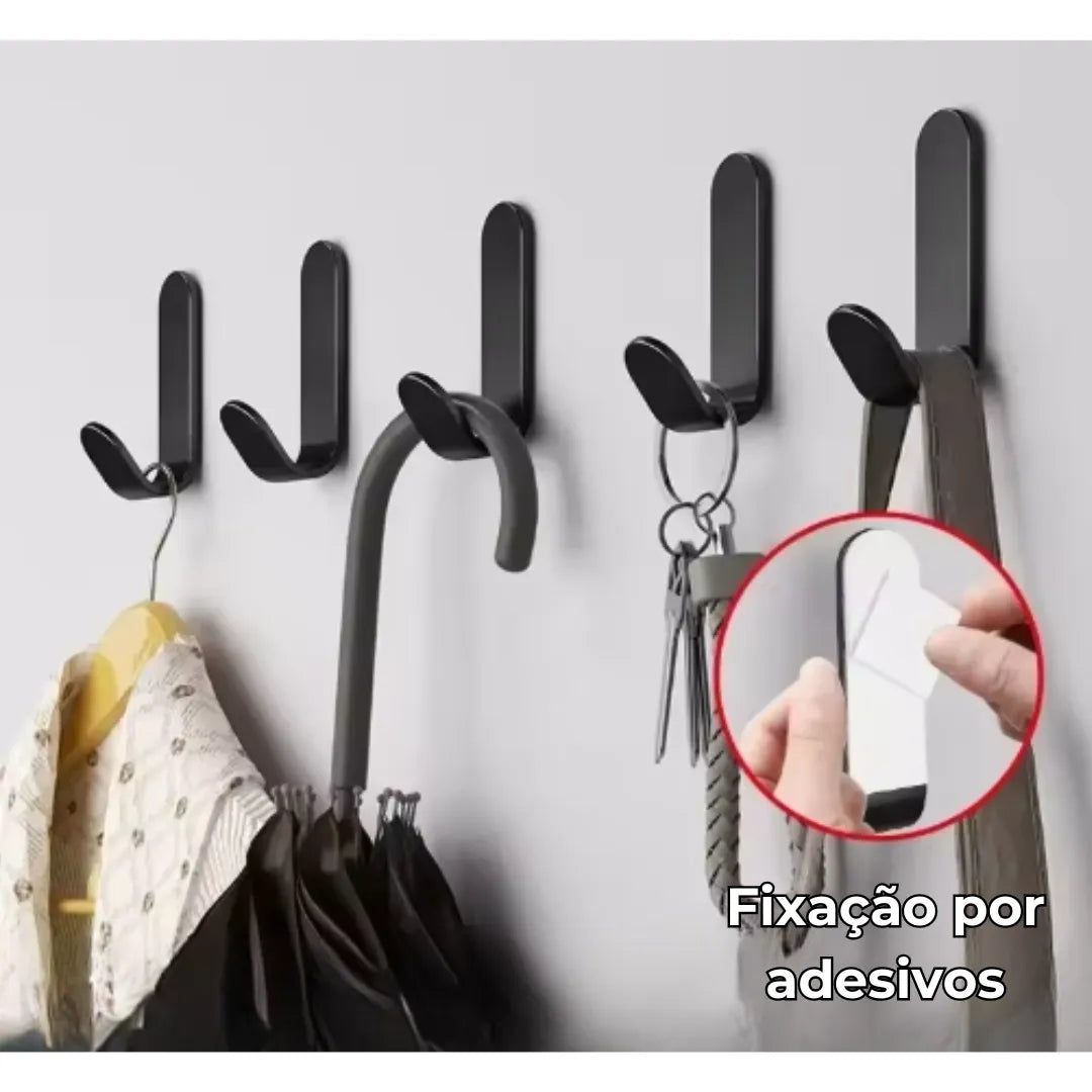 Kit de Ganchos de Parede Multiuso - Casa & Coza