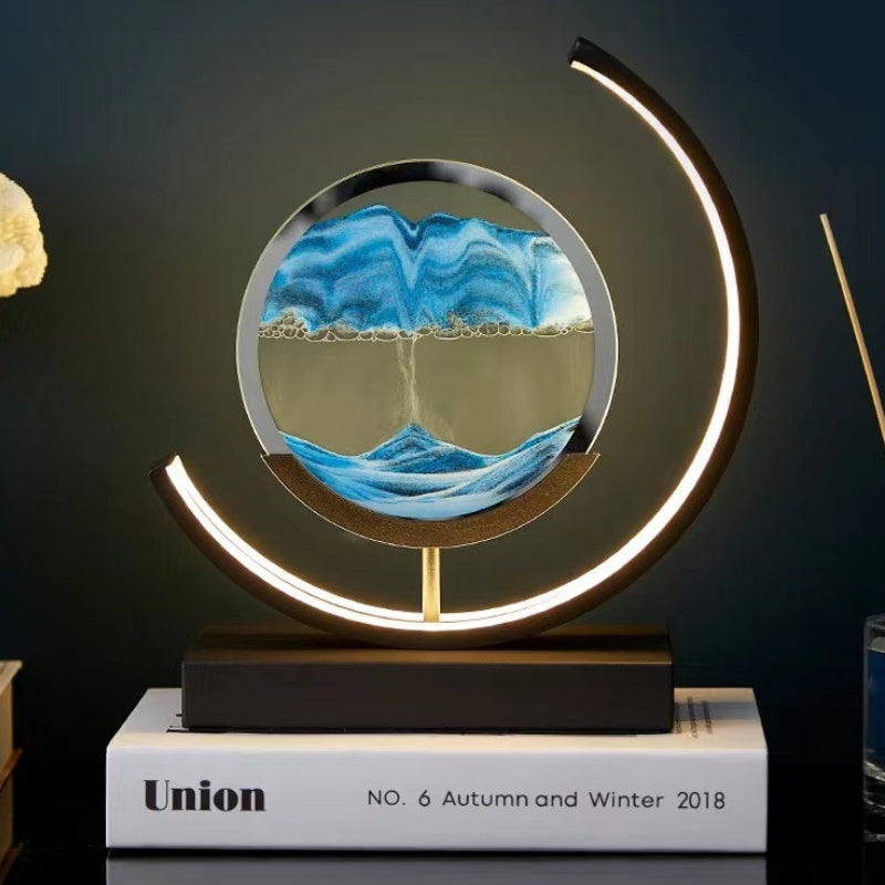 Luminária de Mesa Ampulheta LED Decorativa Casa & Coza
