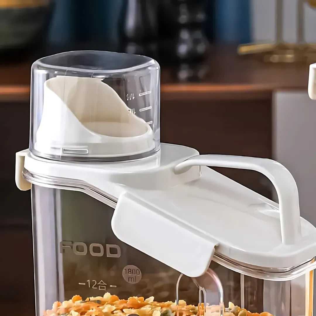 Kit Pote Premium Hermético Copo Medidor - Casa e Coza