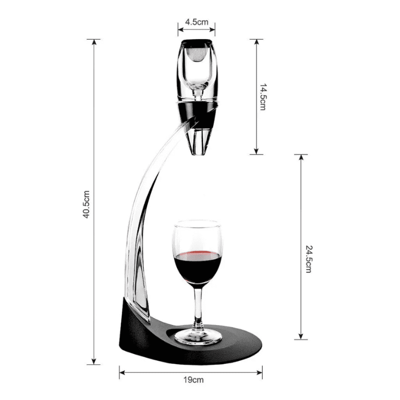 Aerador de Vinho Profissional Portátil Bar em Casa Casa & Coza