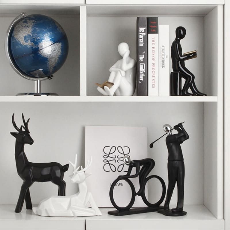 Aparador de Livros Bibliocanto Cerâmica Decorativo Casa & Coza
