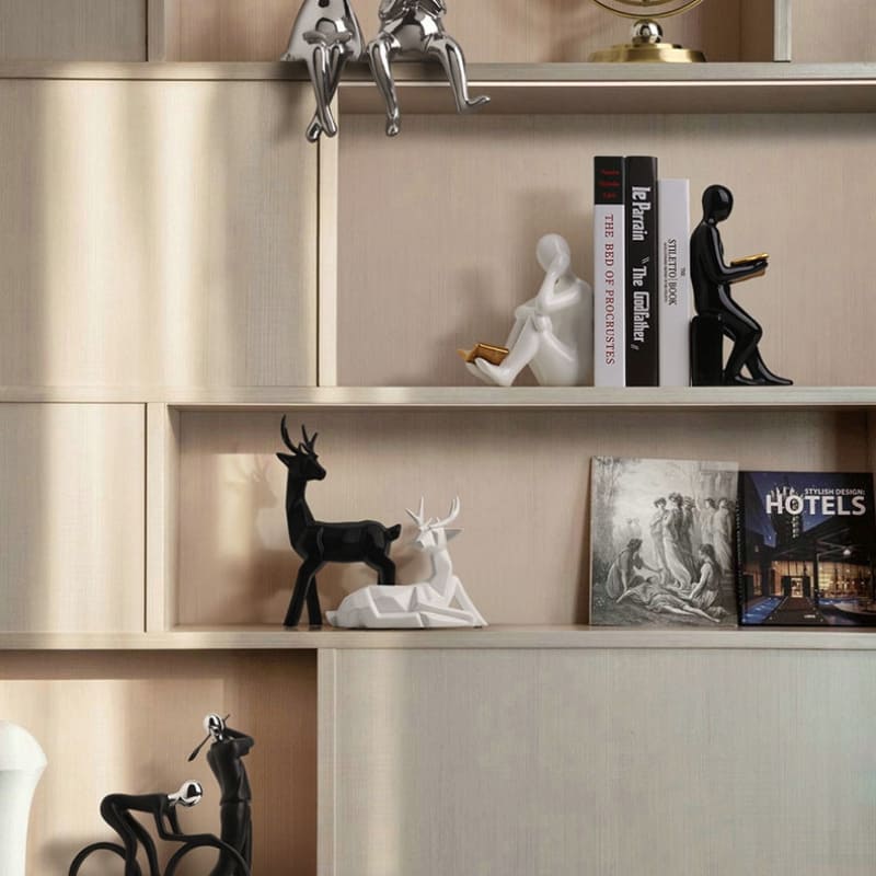 Aparador de Livros Bibliocanto Cerâmica Decorativo Casa & Coza