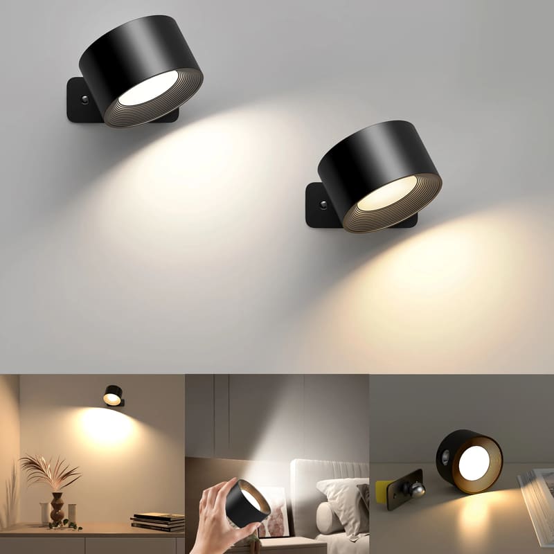Arandela de Parede Interna LED Bifocal Sem Fio Casa & Coza