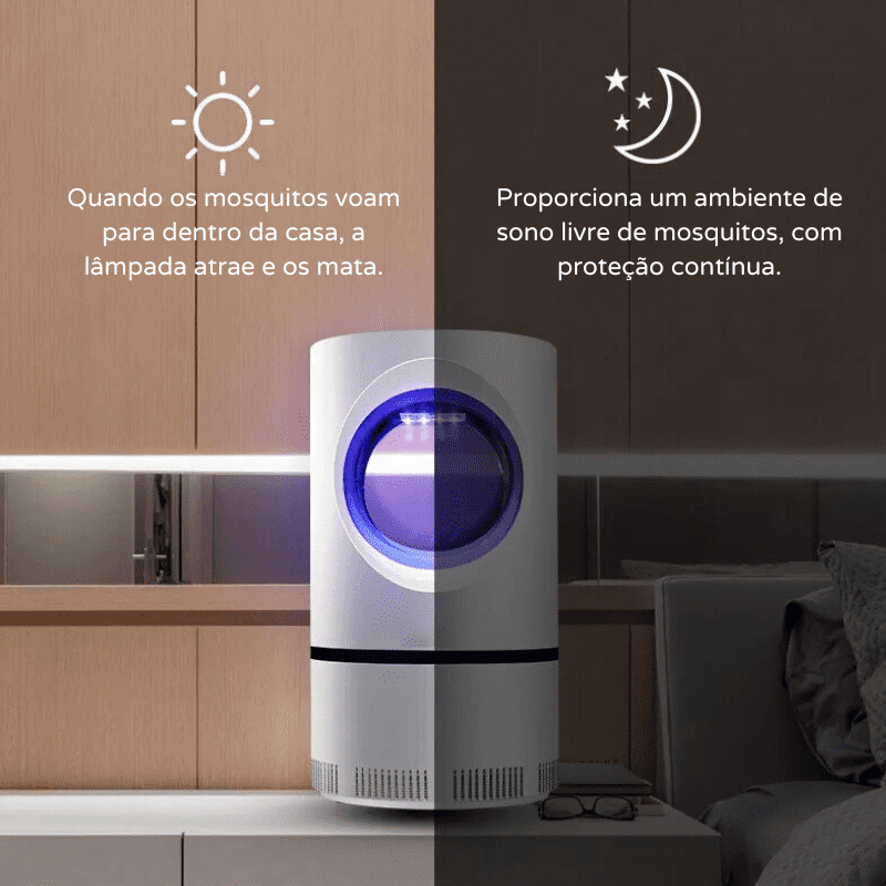 Armadilha Para Mosquito Elétrica Luz Ultravioleta Casa & Coza