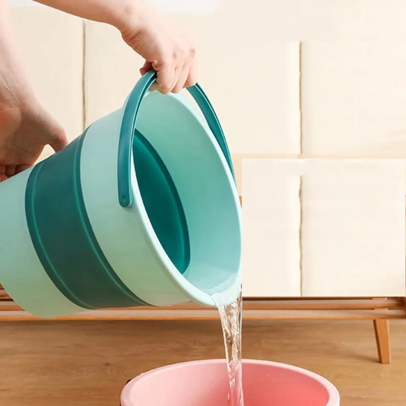 Balde Retrátil com Alça Balde Dobrável 10L/17L Casa & Coza