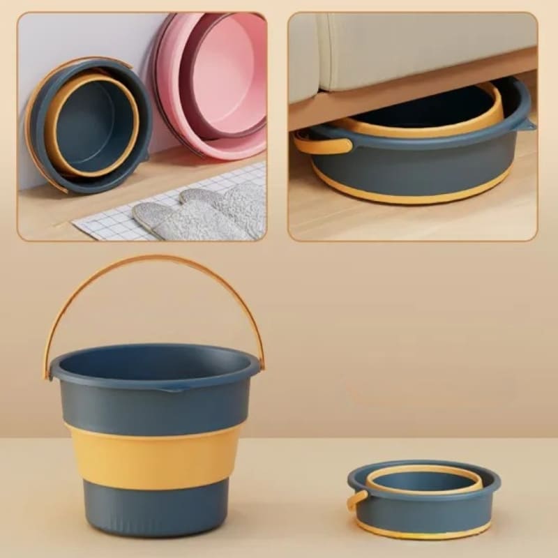 Balde Retrátil com Alça Balde Dobrável 10L/17L Casa & Coza