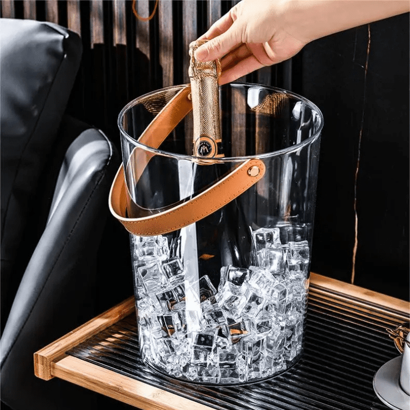 Balde de Gelo Acrílico Cerveja Champanhe Bar em Casa Casa & Coza