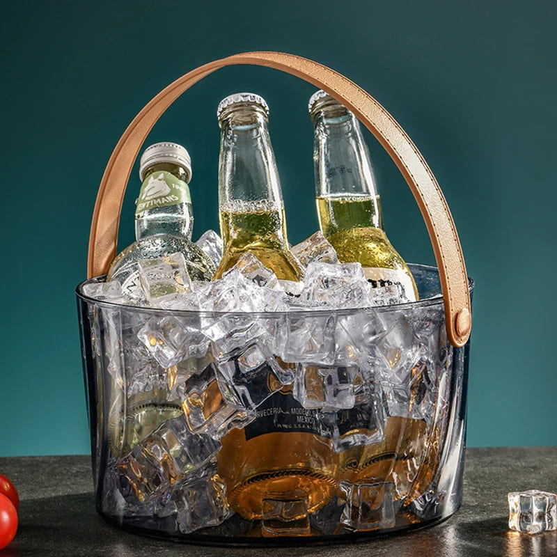 Balde de Gelo Acrílico Cerveja Champanhe Bar em Casa Casa & Coza