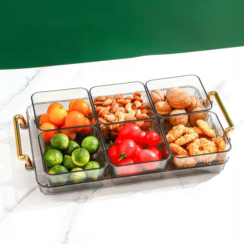 Bandeja de Lanche Multifuncional com Potes de Armazenamento Casa & Coza