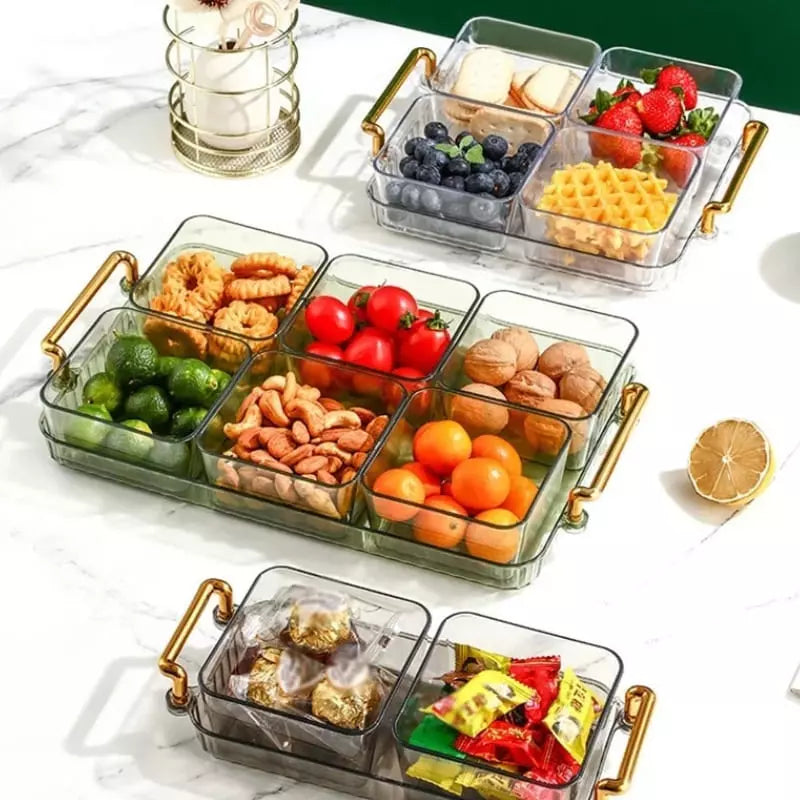 Bandeja de Lanche Multifuncional com Potes de Armazenamento Casa & Coza