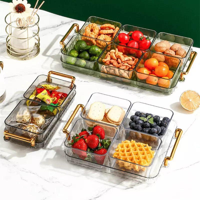 Bandeja de Lanche Multifuncional com Potes de Armazenamento Casa & Coza