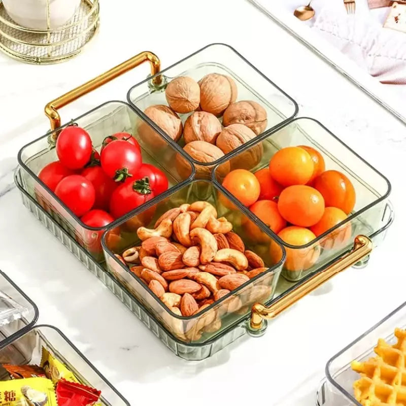 Bandeja de Lanche Multifuncional com Potes de Armazenamento Casa & Coza