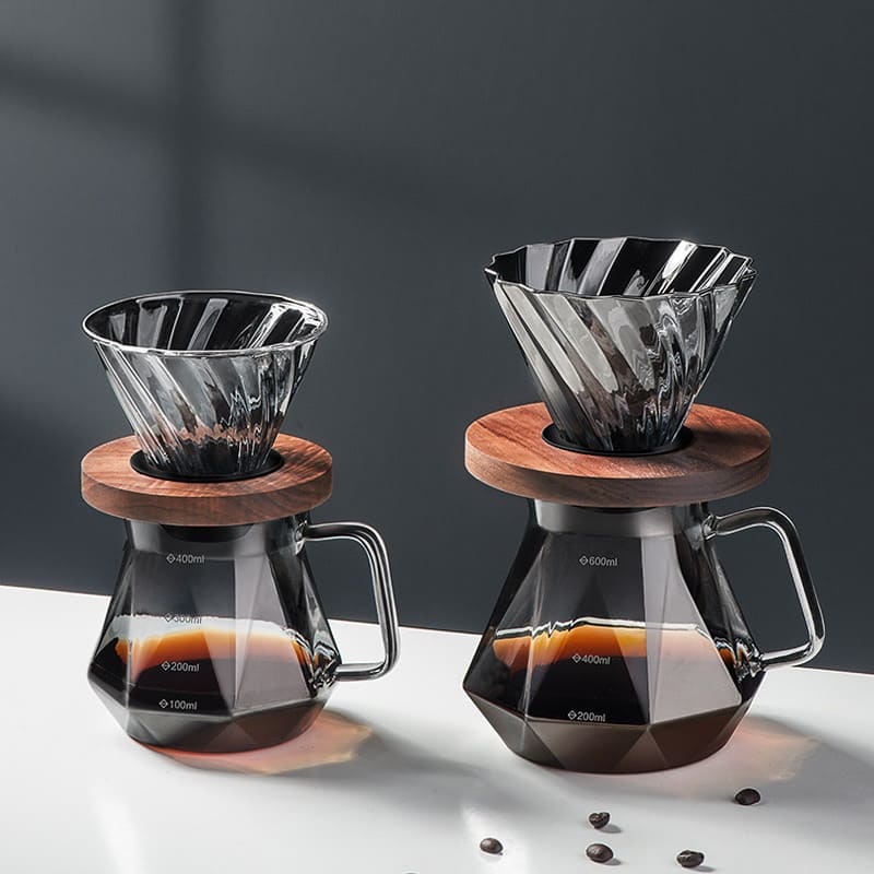 Bule de Café Vidro Borossilicato Coador de Café Hario V60 Casa & Coza