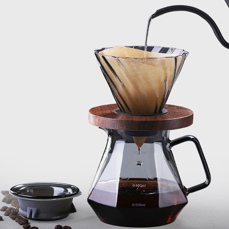 Bule de Café Vidro Borossilicato Coador de Café Hario V60 Casa & Coza