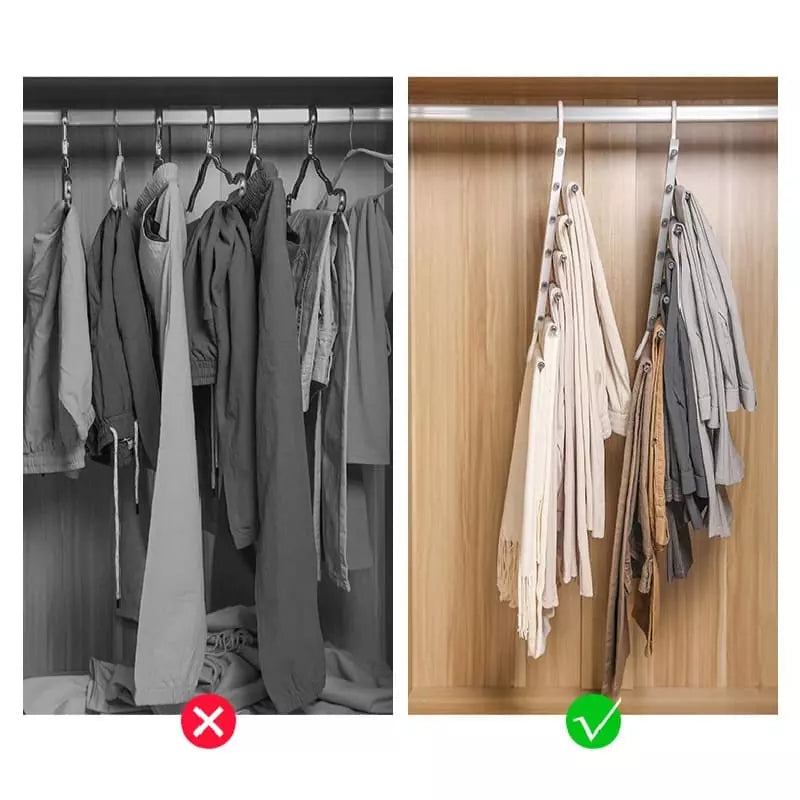Cabide para Calça Multifuncional 6 em 1 Casa & Coza