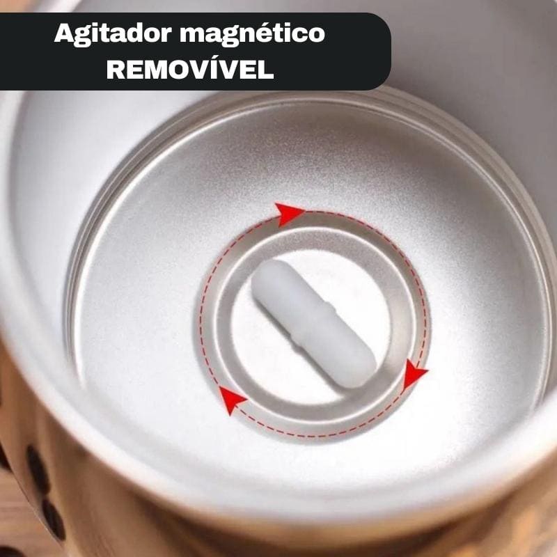 Caneca Térmica Mixer de Inox Portátil Casa & Coza