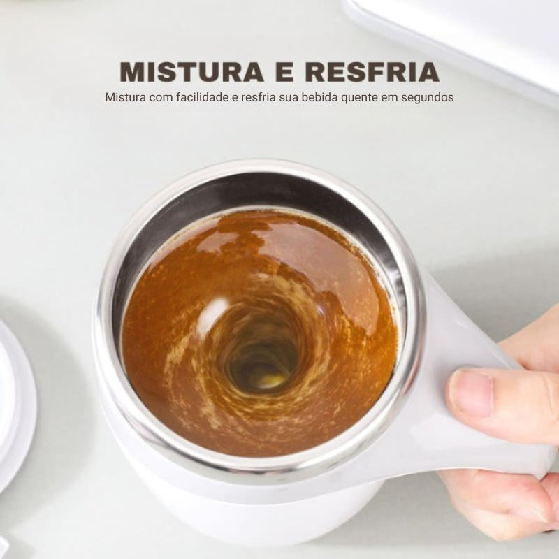Caneca Térmica Mixer de Inox Portátil Casa & Coza