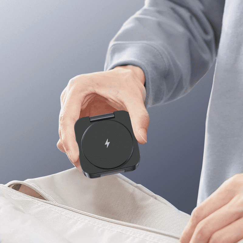 Carregador Iphone Indução Suporte Apple Watch Airpods Casa & Coza