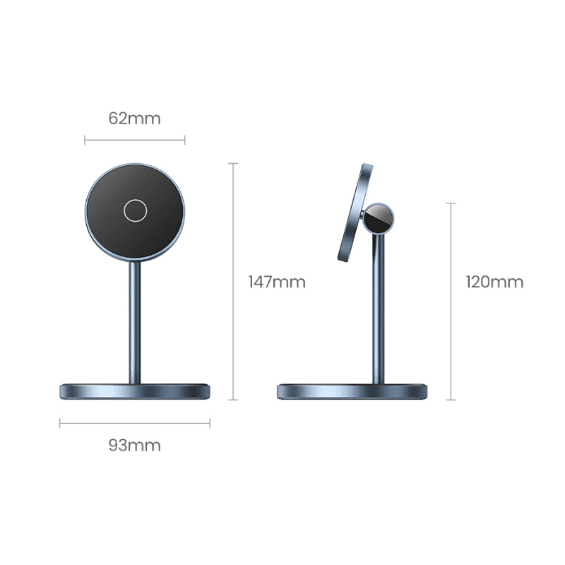 Carregador Por Indução Iphone Airpods Base Magnética Casa & Coza