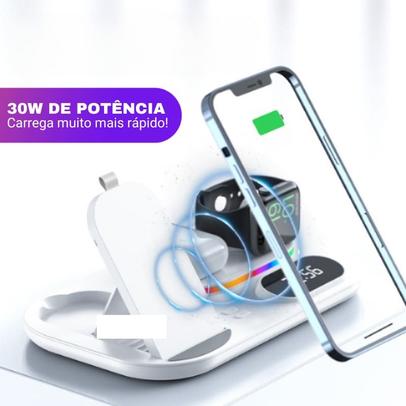 Carregador por Indução Sem Fio Iphone/Samsung/Huawei Casa & Coza