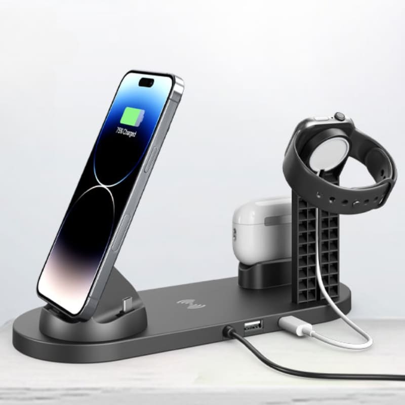 Carregador por Indução Sem Fio Iphone/Samsung Multifuncional Casa & Coza