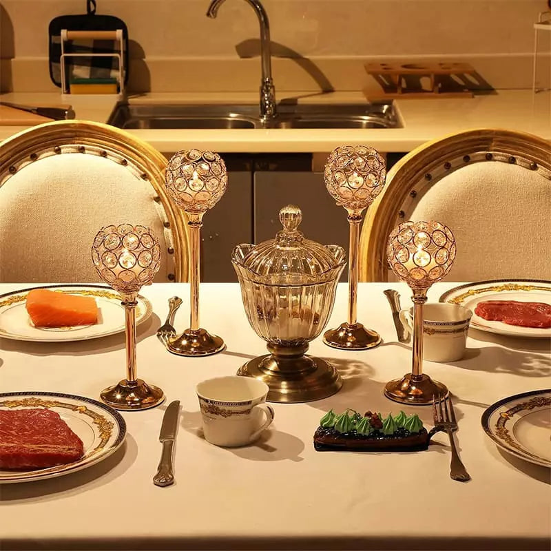 Castiçais Suporte de Velas de Luxo Decorativos Casa & Coza