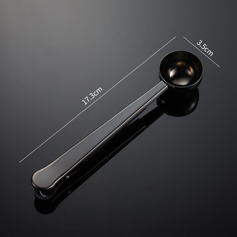 Colher para Café com Presilha Inox Prendedor de Embalagem Casa & Coza