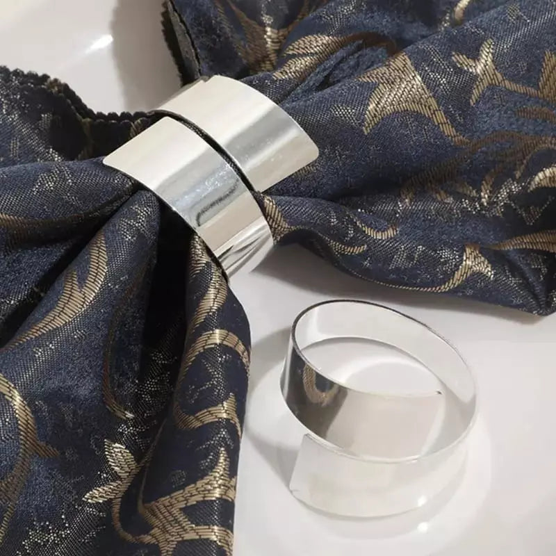 Conjunto Anéis de Guardanapos de Tecido Espiral 6 peças Casa & Coza