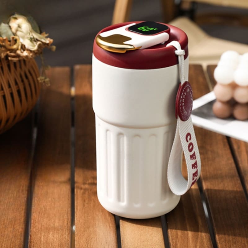 Copo Térmico 450ml Inteligente com Tampa Premium Casa & Coza