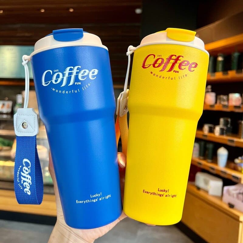 Copo Térmico com Tampa BPA Free Premium Casa & Coza