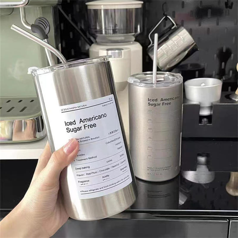 Copo Térmico para Café Inox com Tampa Hermética Casa & Coza