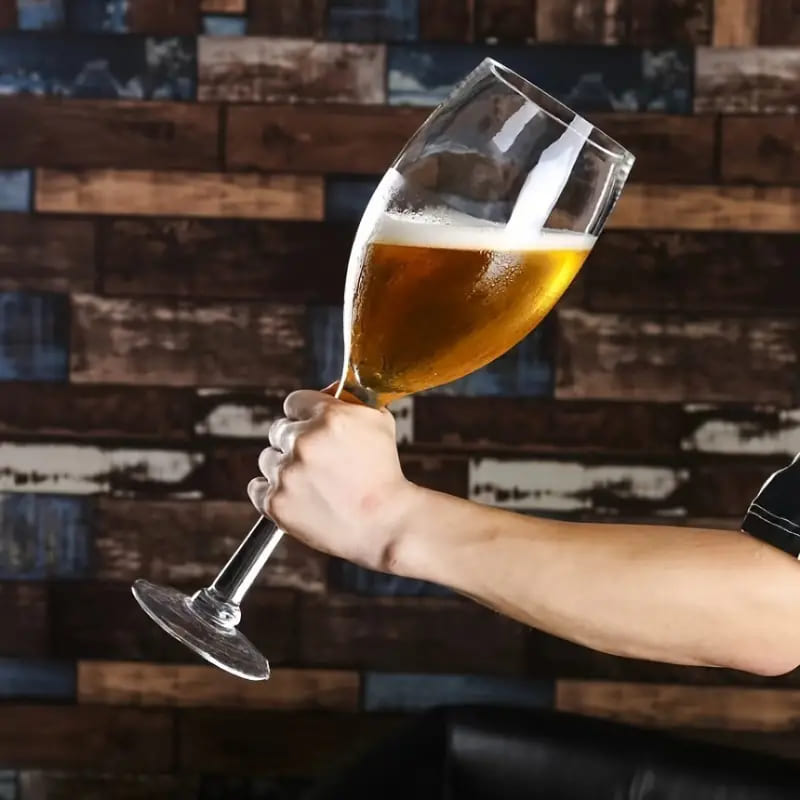 Copo de Cerveja Cristal Gigante Cálice Bar em Casa