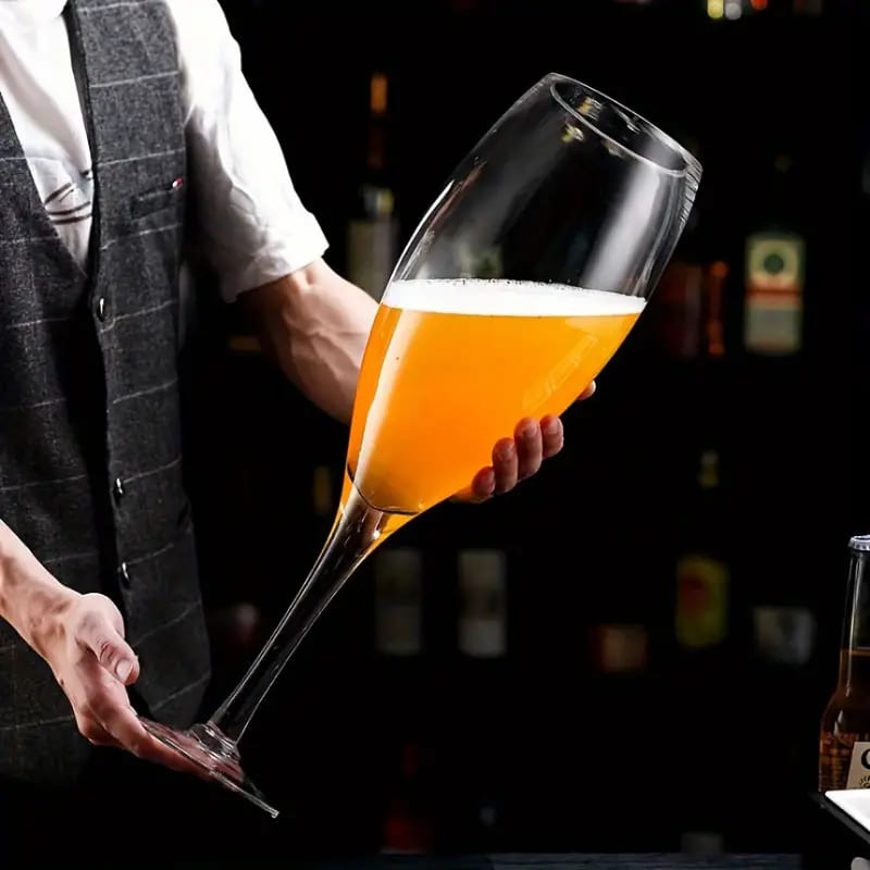 Copo de Cerveja Cristal Gigante Cálice Bar em Casa Casa & Coza