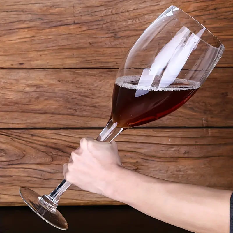 Copo de Cerveja Cristal Gigante Cálice Bar em Casa