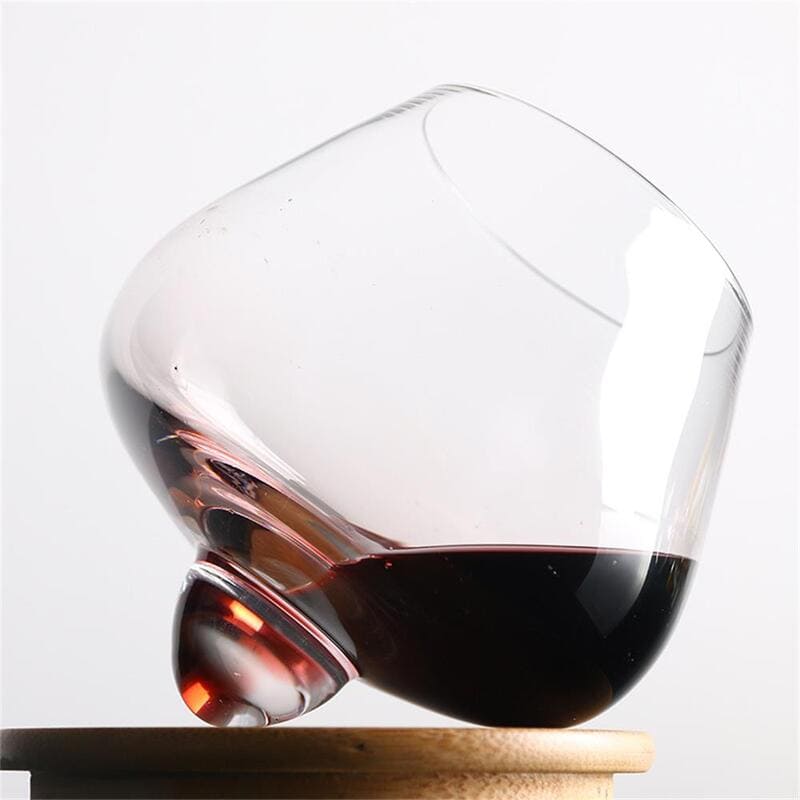 Copo de Whisky Cristal Barriga Rotativo Bar em Casa