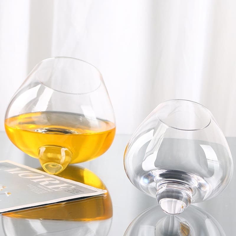 Copo de Whisky Cristal Barriga Rotativo Bar em Casa