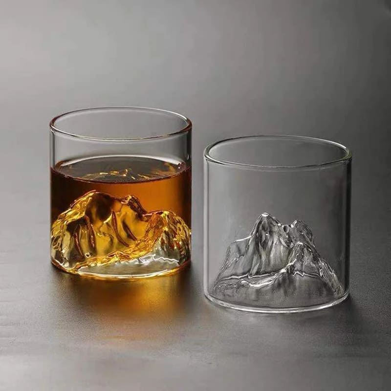 Copo de Whisky Cristal Drinks Iceberg Bar em Casa Casa & Coza