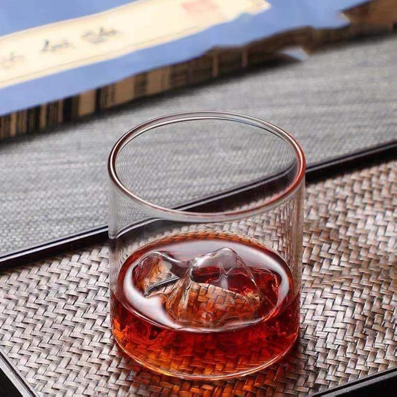 Copo de Whisky Cristal Drinks Iceberg Bar em Casa Casa & Coza