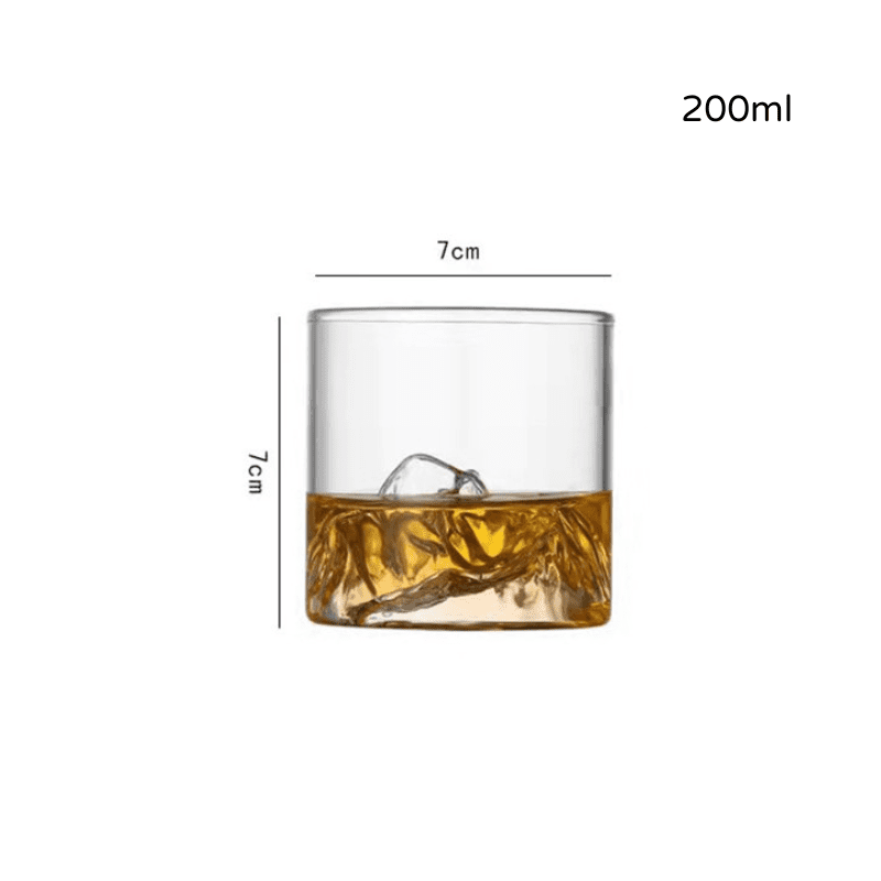 Copo de Whisky Cristal Drinks Iceberg Bar em Casa Casa & Coza