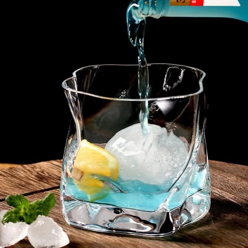 Copo de Whisky Cristal Drinks Irregular Bar em Casa Casa & Coza