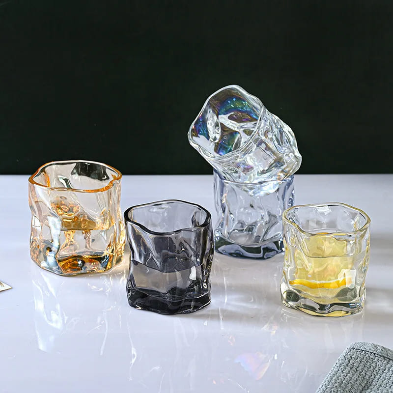 Copo de Whisky Cristal Drinks Irregular Bar em Casa Casa & Coza