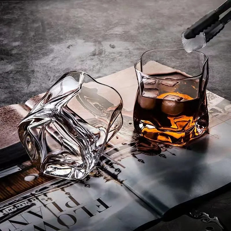 Copo de Whisky Cristal Drinks Irregular Bar em Casa Casa & Coza