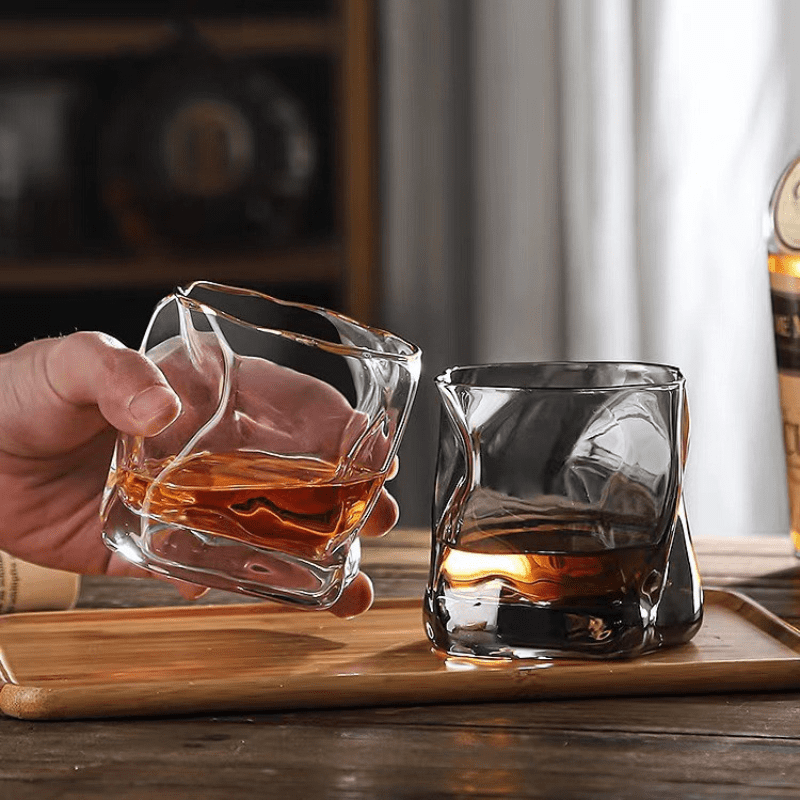 Copo de Whisky Cristal Drinks Irregular Bar em Casa Casa & Coza