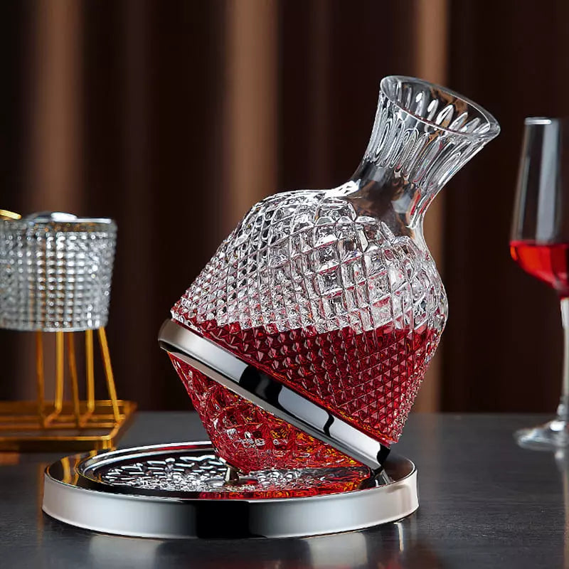 Decanter de Vinho Recipiente de Vidro Cristal Decantador Casa & Coza
