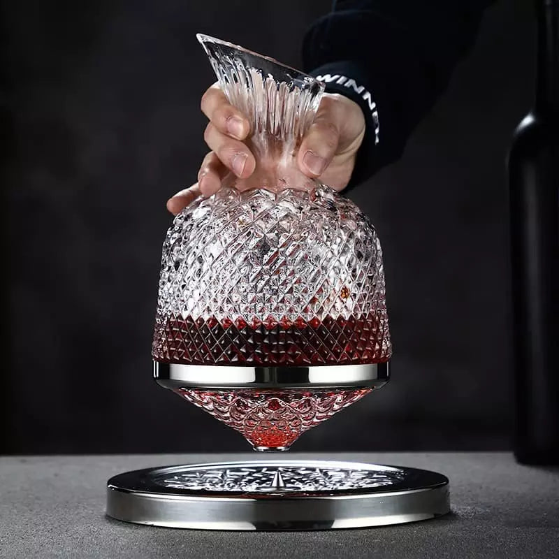 Decanter de Vinho Recipiente de Vidro Cristal Decantador Casa & Coza