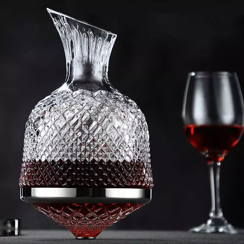 Decanter de Vinho Recipiente de Vidro Cristal Decantador Casa & Coza