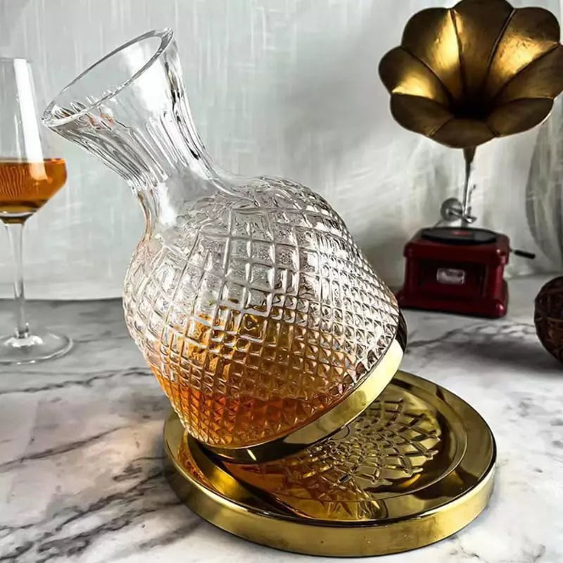 Decanter de Vinho Recipiente de Vidro Cristal Decantador Casa & Coza